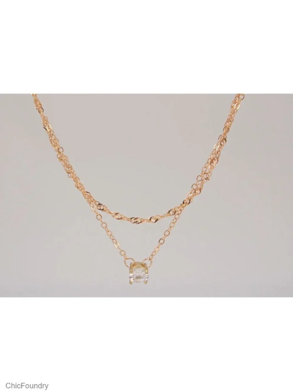 16 Pc Gold Plated Layering Necklace Set Choker Stack